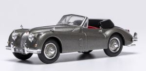 IXOCLC614N.22 - Voiture cabriolet de 1956 couleur grise - JAGUAR XK140