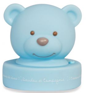 DC2488BLEU - Veilleuse couleur bleu de la gamme LES ACCESSOIRES DE DOUDOU - Ours