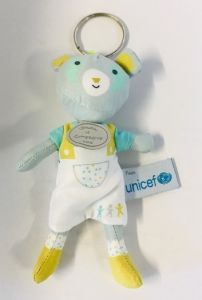 Porte-clés de la gamme UNICEF - Panda de couleur Bleu