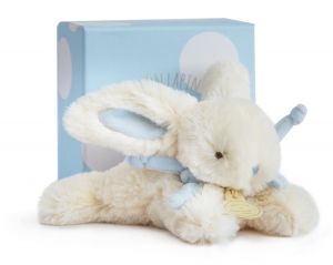 DC3376 - Doudou couleur Bleu 16 cm de la gamme LAPIN BONBON