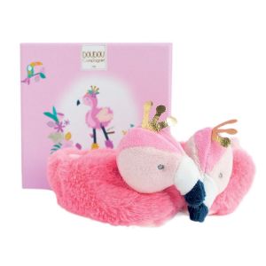 DC3442 - Chausson 0/6 mois de la gamme TROPI'COOL - Flamant rose