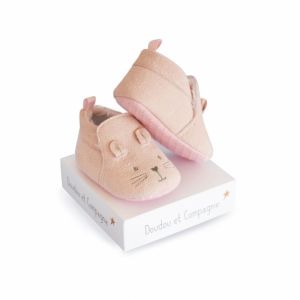 DC3708 - Accessoire de la gamme DOUDOU ET COMPAGNIE - Chausson couleur Rose