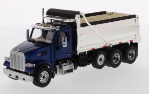 Camion Benne cabine couleur Bleue - PETERBILT 567