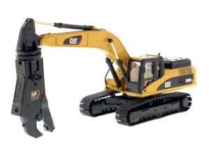 DCM85277 - CATERPILLAR 330D L équipée d'une pince de démolition accompagnée d'une figurine