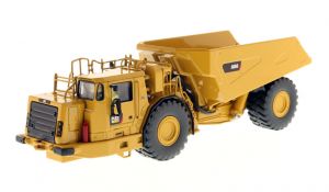 CATERPILLAR AD60 articulé pour souterrains avec éclairages fonctionnel accompagné d'une figurine et d'une boite en métal