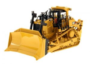 CATERPILLAR D9T équipé du ripper accompagné d'une figurine et d'une boite en métal