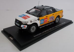 ALARME0025 - Voiture publicitaire du tour de France de 2017 FORD RANGER version double cabine édité à 250 pièces modèle en résine