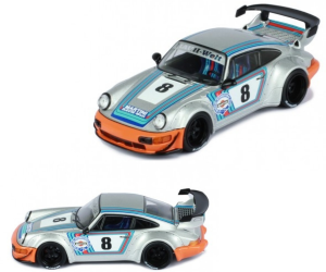 IXOMOC307 - Voiture de couleur gris – PORSCHE 964 RWB RAUH WELT