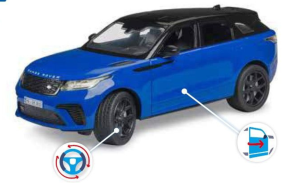 BRU2880 - Voiture de couleur bleu – RANGE ROVER velar