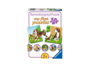 RAV05072 - 9 Puzzles de 2 pièces - Familles d'animaux de la ferme