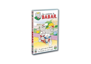 DVDDV1575 - DVD n°28 du dessin animé Babar 2 épisodes Les rhinocéros vont en guerre-La grande Course de Celestville