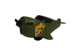 NEW01277H - Avion à friction de couleur vert