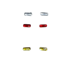 ART04370B - Pastilles Rectangle blanc 1x3mm