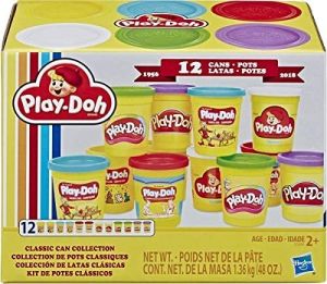 HASE5891 - Jeu créatif Play Doh – Coffret de 12 pots rétro