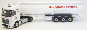 ELI116559 - Camion 4x2 MERCEDES Actros 5 et semi silo 3 essieux aux couleurs des Transports Patrice Antoine