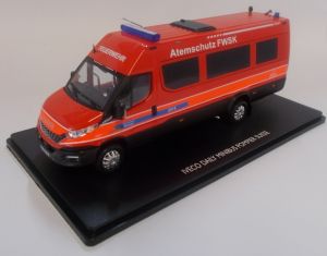 Véhicule de pompier Suisse IVECO Dailly version minibus