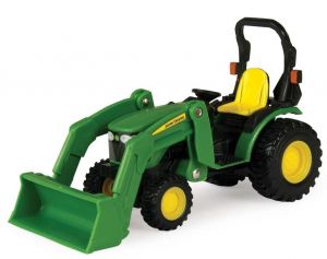 Microtracteur JOHN DEERE équipé d'un chargeur à godet