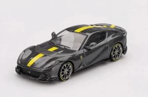 BBRFER64009 - Voiture de 2024 couleur grise et jaune - FERRARI 812 Competizione