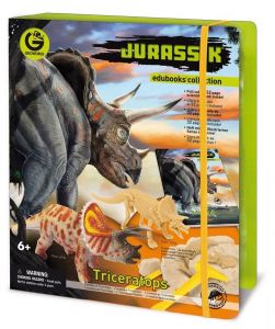 GEOCL456K - Jeu Scientifique - Jurassik Edubook collection triceratops
