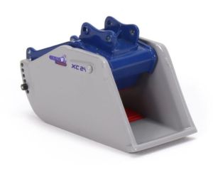 GF96Q - Accessoire pour pelle 20 tonnes – Godet concasseur Xcentric XC24 avec attache rapide