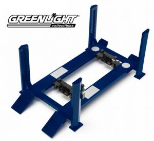 GREEN12884 - Pont élévateur de garage 4 pieds de couleur bleu non monté