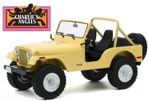 GREEN19078 - Voiture de la série tv Chalie's Angel JEEP CJ-5 de 1980 de couleur jaune