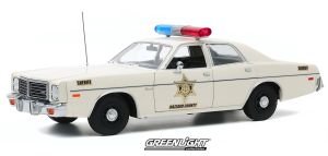 GREEN19092 - Voiture de police américaine DODGE Coronet de 1975 Hazzard County Sheriff