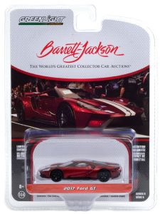 Voiture sportive FORD GT de 2017 de couleur rouge métallisée vendue en blister
