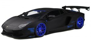Voiture de couleur Noire Mat - LAMBORGHINI  Aventador LB-WORKS