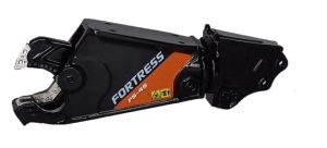 GF118-2-B - Accessoire pour pelle de 25T - Cisaille à ferraille FORTRESS FS45-R de couleur Noir