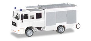 HER012898 - Kit camion de pompier blanc 4x2 MAN M2000 HLF 20