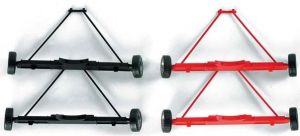 Ensemble de 4 essieux pour citerne noires et rouges à monter