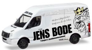 Fourgon VOLKSWAGEN Crafter aux couleurs James Bode