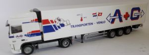 HER1776 - Camion remorque frigorifique Daf XF 10 SC aux couleurs du transporteur A+G