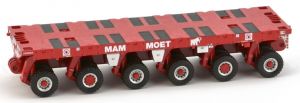 IMC32-0044 - MAMMOET SPMT 6 Essieux de couleur Rouge