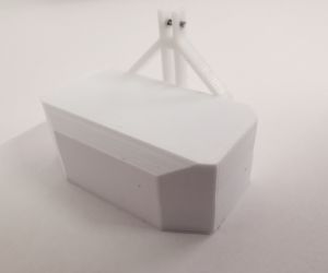 Masse avant monobloc blanche