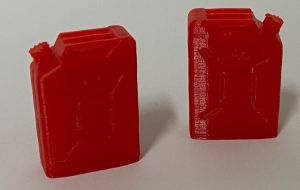 IP51 - Accessoires pour Diorama miniature – 2 Jerricans d’essence rouge