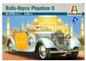 Voiture cabriolet de luxe ROLLS ROYCE Phantom II en kit à peindre et à assembler peintures et colle non incluses