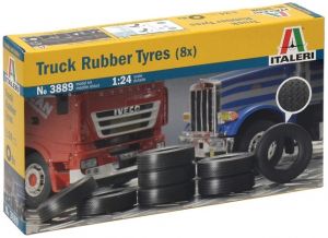ITA3889 - Set de 8 pneus pour camions miniatures ITALERI