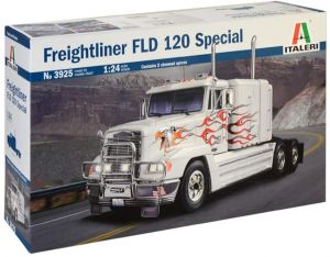 ITA3925 - Camion américain solo FREIGHTLINER FLD 120 Special en kit à peindre et à assembler peintures et colle non incluses