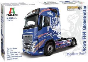 Camion 4x2 solo VOLVO FH16 750 Globetrotter en kit à peindre et à assembler peintures et colle non incluses