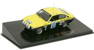Voiture du RAC rallye de 1976 OPEL Kadett GT/E Gr.1 n°41 équipage B.Danielsson-U.Sundberg