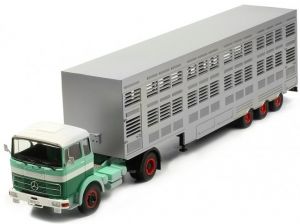 IXOTTR008 - Camion 4x2 MERCEDES LPS 1632 avec semi bétaillère 3 essieux
