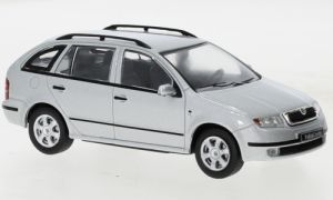 IXOCLC471N.22 - Voiture de 2000 couleur gris métallisé - SKODA FABIA