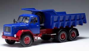 IXOTRUD004 - Camion benne de couleur bleu – MAGIRUS jupiter 6x4