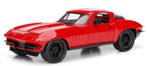 JAD98298 - Voiture du film Fast And Furious 8 Letty's CHEVROLET Corvette de 1966 de couleur rouge