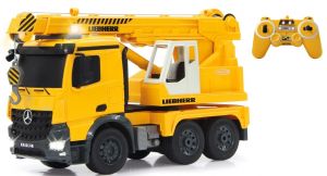 JAM405034 - Camion grue Liebherr Mercedes Arocs Radiocommandé