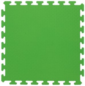JAM460420 - Set de 4 Tapis 50 x 50 cm puzzle de couleur Vert