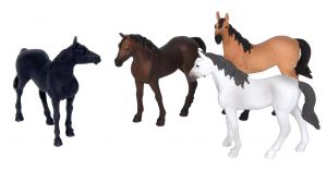 KID570199 - Set de 4 Chevaux