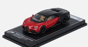 KTH09 - Voiture de couleur rouge et noire - Collection Hypercar League - BUGATTI Chiron Supersport